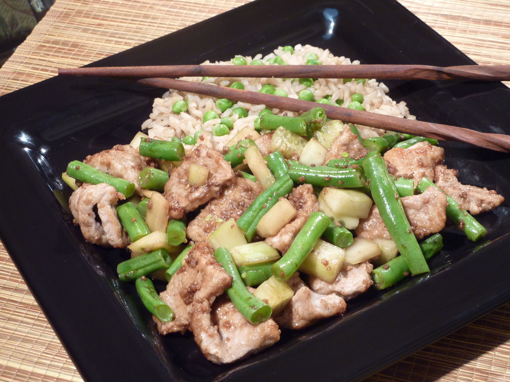 Veal stir-fry